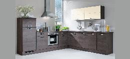 Muebles a Medida - Mueble de cocina en roble en L (Mod 25) Fabrica de Muebles de cocina a medida